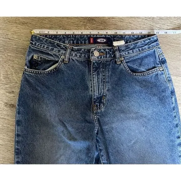 Bongo 90’s Y2K Vintage Low Ride Flare Blue Jeans Juniors 7 - Picture 7 of 9